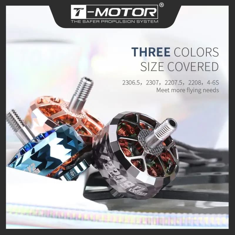 T-MOTOR T-Hobby V2208 V2 5"Freestyle Fpv Racing Drone Motor 4-6S KV1750/KV1950/KV2450 Brushless Motor For Freestyle Version - 1