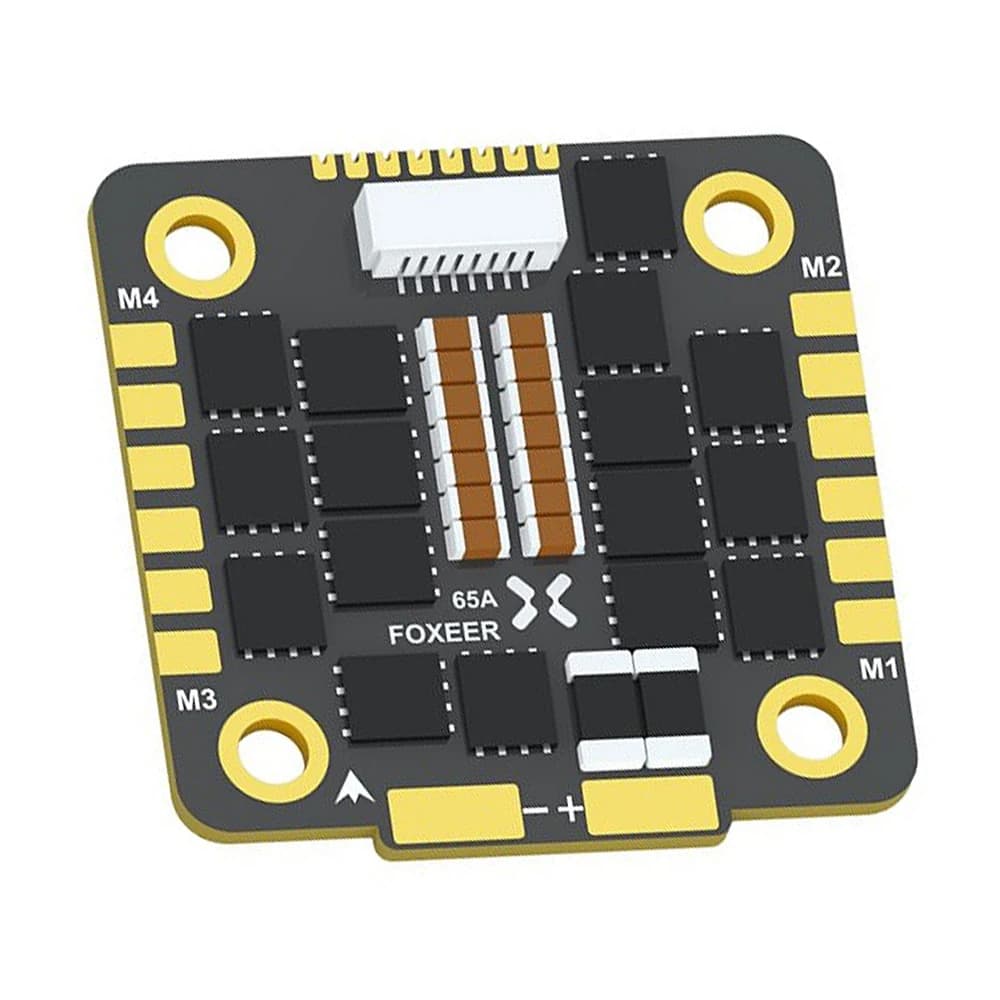 FOXEER Reaper F4 128K 65A ESC BLHeli32 4in1 3-8S Lipo Input Signal DShot 150/ 300/ 600/ 1200/ MultiShot/OneShot for RC FPV Drone