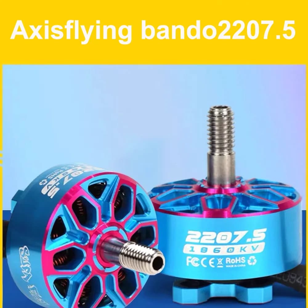 Axisflying Motor Brushless bando 2207.5 6S 1960KV for FPV Freestyle 5inch Cinewhoop Cinematic Drone DIY Parts 3