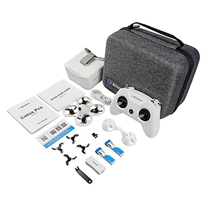 Original BETAFPV Cetus Pro Kit Frsky D8 VR02 Goggles Lite Radio 2 SE Transmitter 25mW VTX  C02 FPV Micro Camera Racing Drone