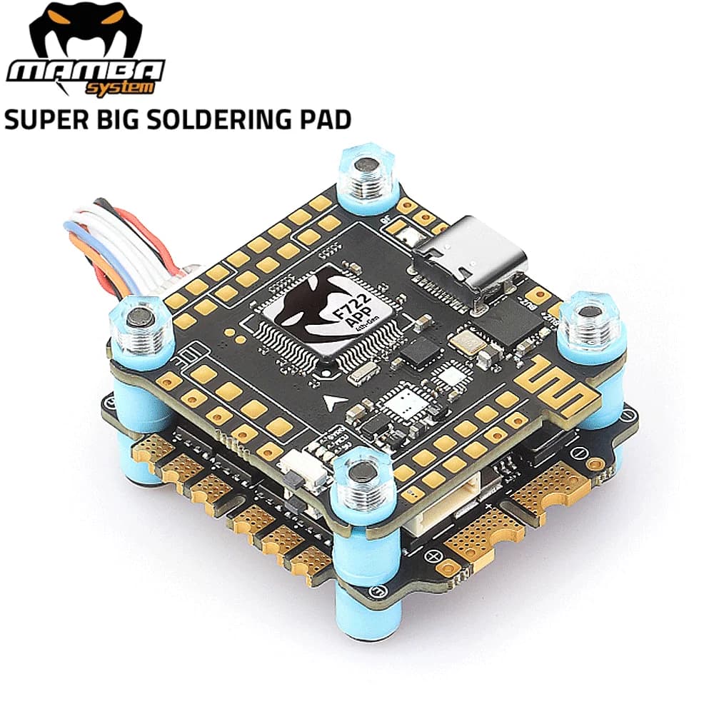 DIATONE MAMBA MK4 F722 Flight Controller ICM42688P W/ AM32  F55 / F65_128K 4in1 ESC Dshot 300/600/1200 for RC FPV Racing Drone - 1