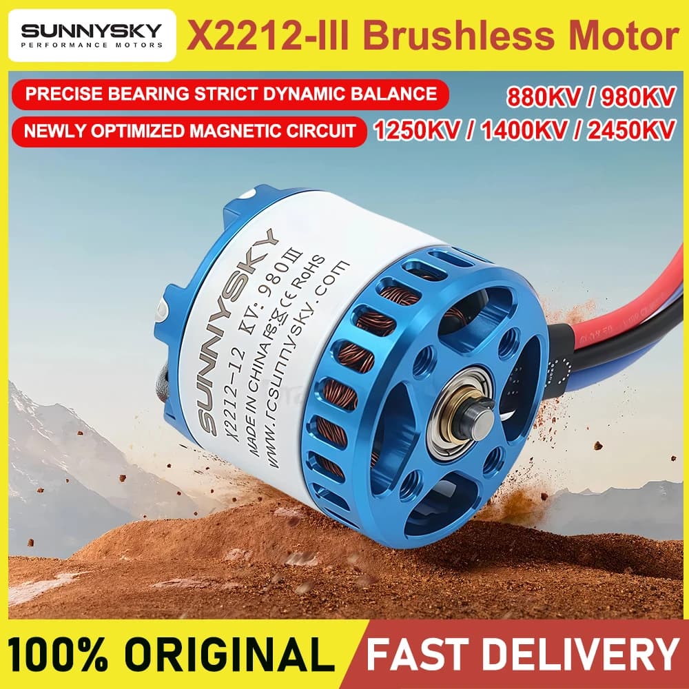 SUNNYSKY X2212-III 880KV 980KV 1250KV 1400KV 2450KV Motor with Original Box for RC Model $21.33$27.29 -21%551 soldNew shoppers save $5.96Lowest price in 90 daysSee previewSimilar items - 1