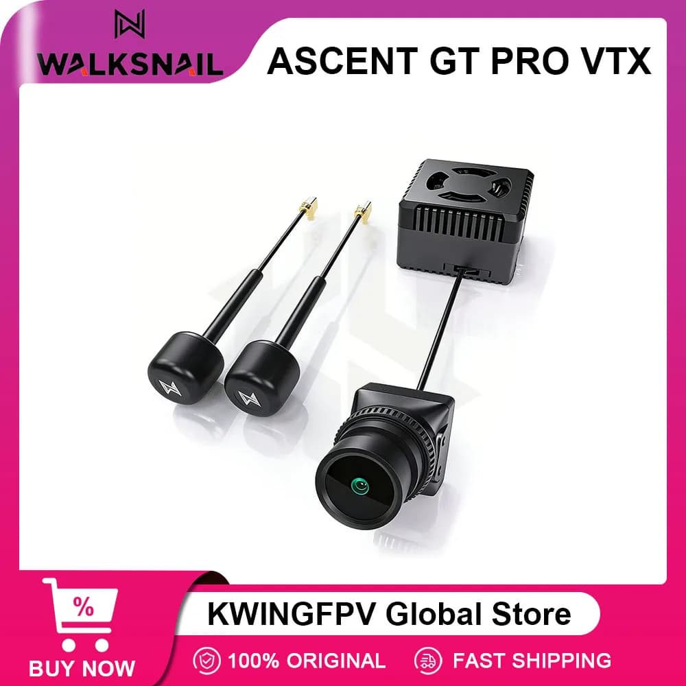 CADDX Walksnail Ascent GT Pro 4W KIT Digital Video Transmitter 4000mW with Dual Antenna for Extreme Distance FPV Racing RC Part - 1