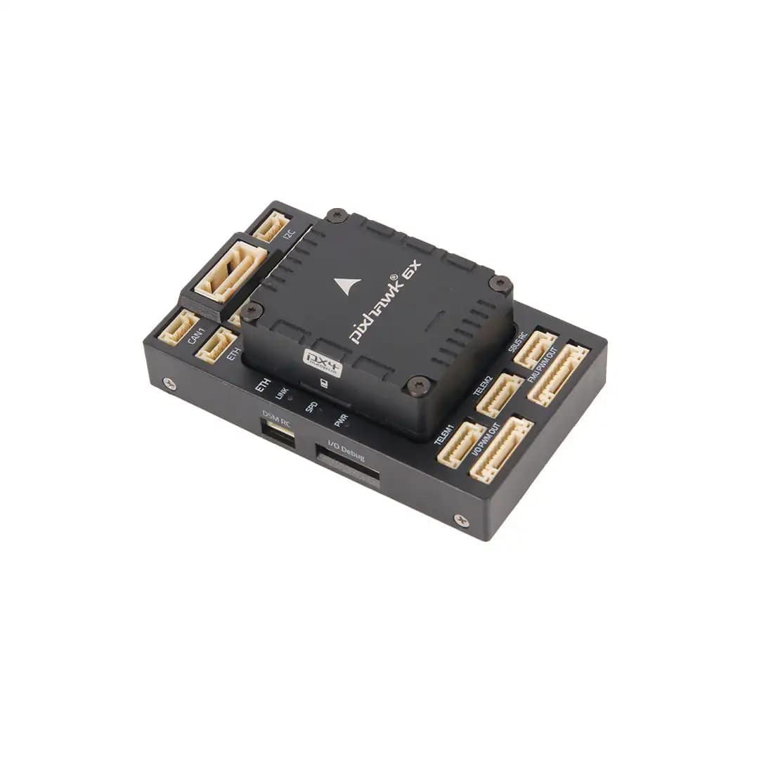 HolyBro Pixhawk 6X (ICM-45686) - Mini Pixhawk Baseboard & PM02D Power Module - SKU: 11073+18074+15011 - 1