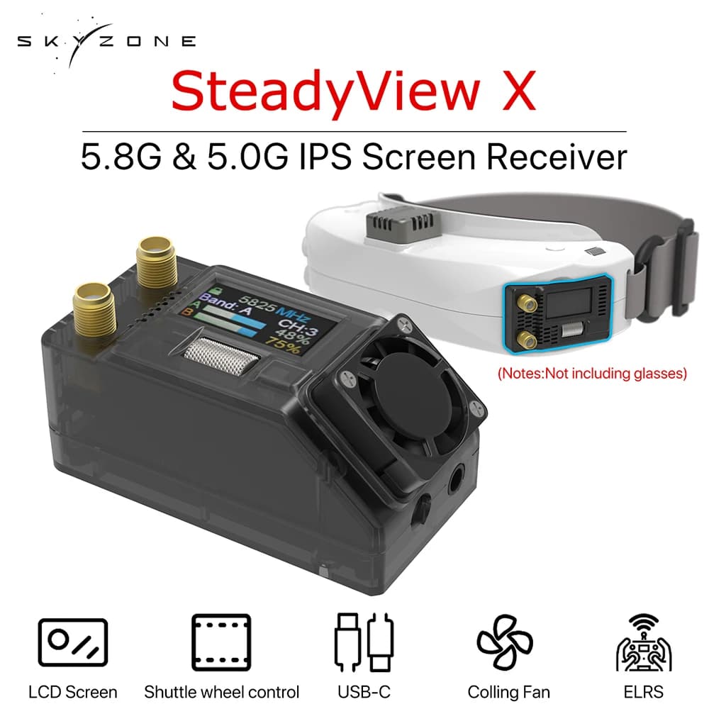 SKYZONE Steadyview X 5/5.8G Receiver Module High Sensitivity Multiple Shell For FPV Goggles $229.24$370.55 -38%4.838 soldNew shoppers save $141.31Free shippingSee previewSimilar items - 1