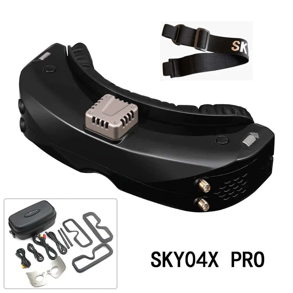 SKYZONE SKY04X V2/PRO video glasses head tracking OLED resolution 1920X1080 4