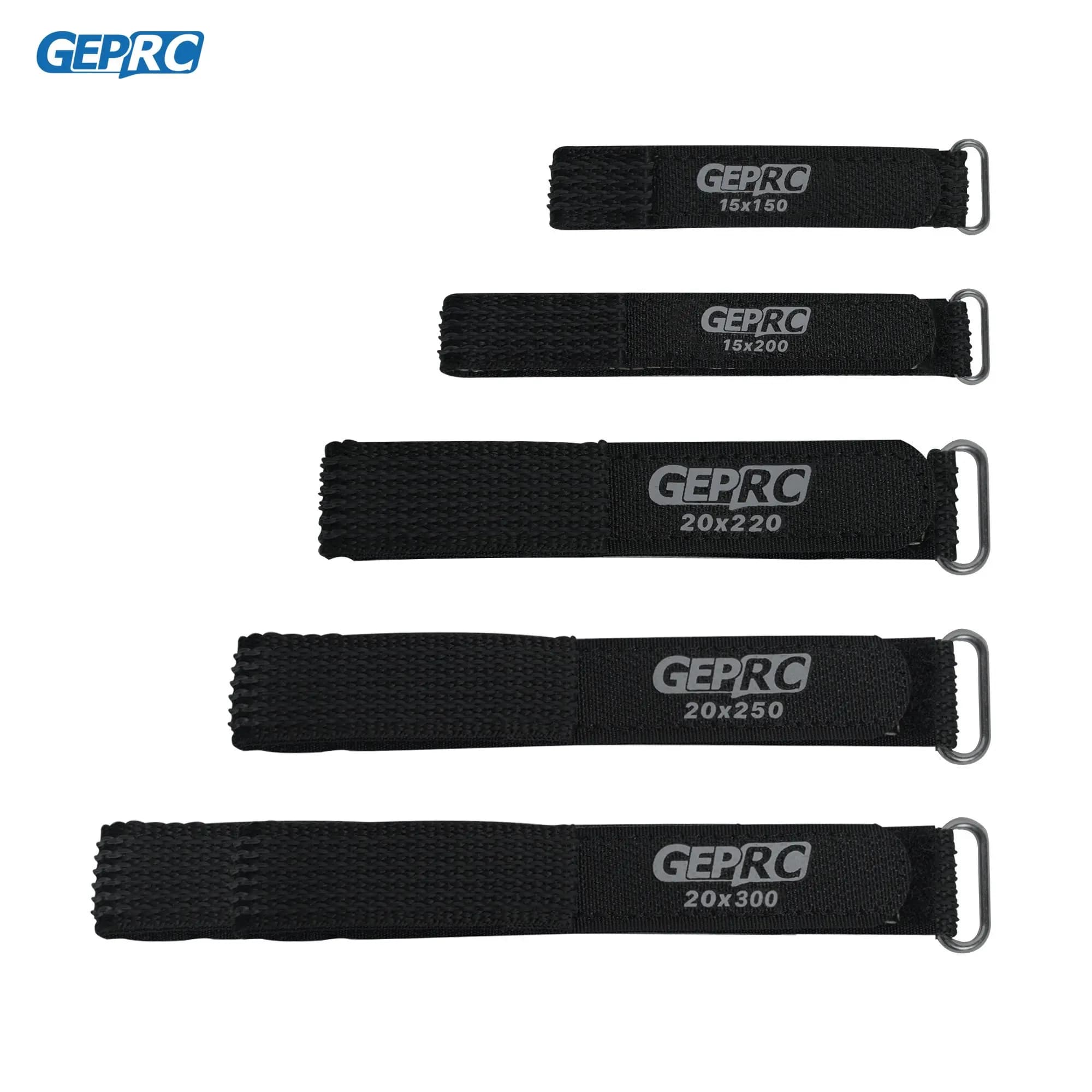 GEPRC Sticker Tape Nylon Lipo Battery Strap Belt Reusable Cable Tie Wrap for FPV RC Battery Battery Straps Ties Fixing Tools - 1