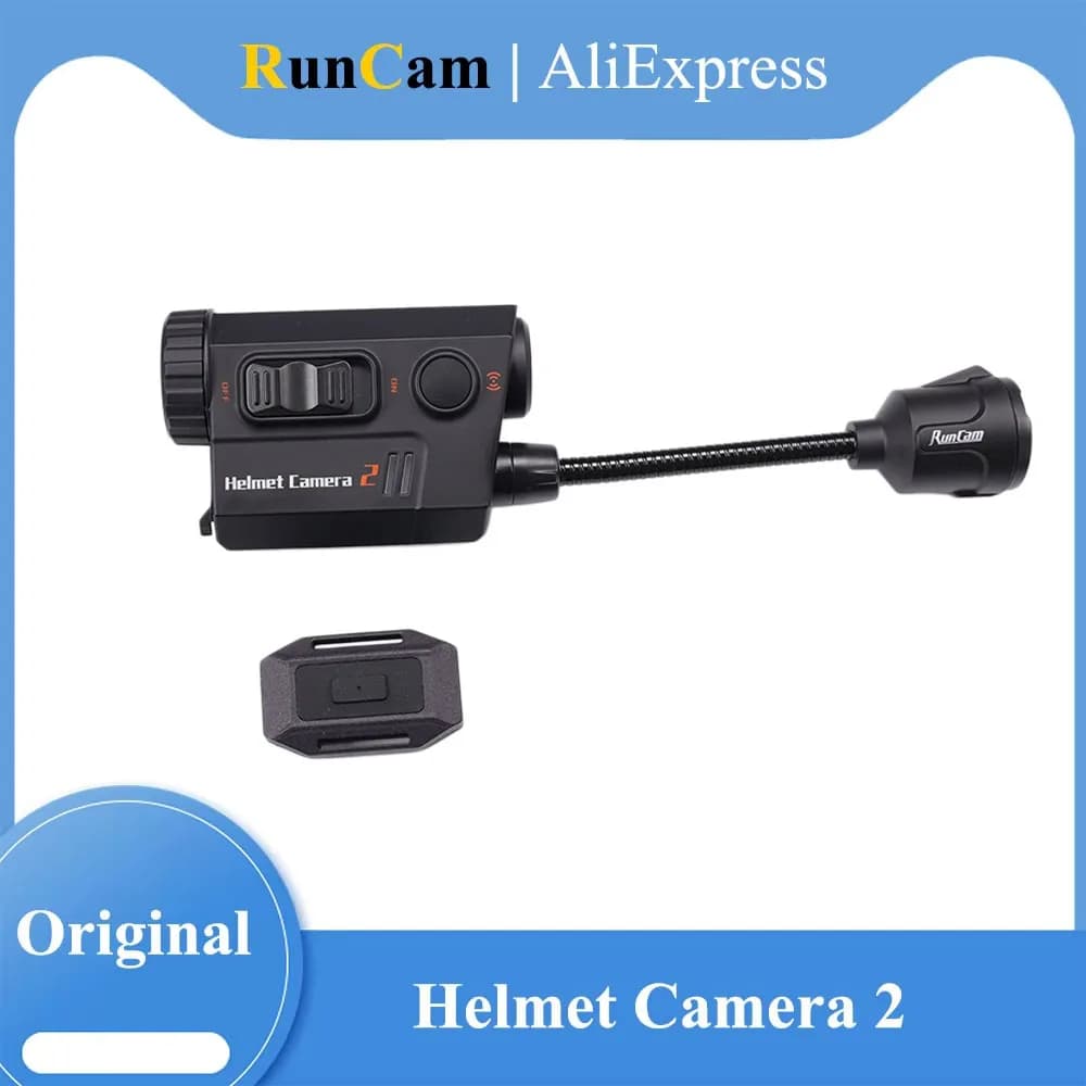 RunCam Helmet Camera 2 IP67 1920*1080 60fps Adjustable Lens Angle Face Mask Recorder Airsoft Recording Video Action Camera - 1