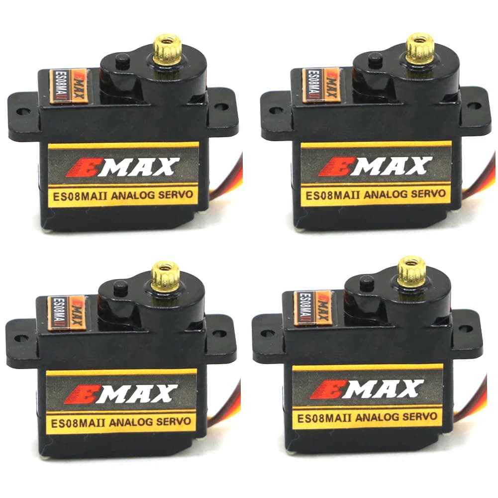 2026 New EMAX ES08MAII 12G Mini Metal Gear Analog Servo RC Hobby Simulation Servo for Car Boat Helicopter Airplane - 1