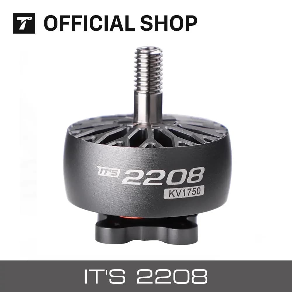 T-MOTOR T-HOBBY ITS 2306.5 / ITS 2208 Brushless Motor FPV Drone Motors KV1750 6S Voltage For Freestyle Motor RC Drone DIY Parts 6
