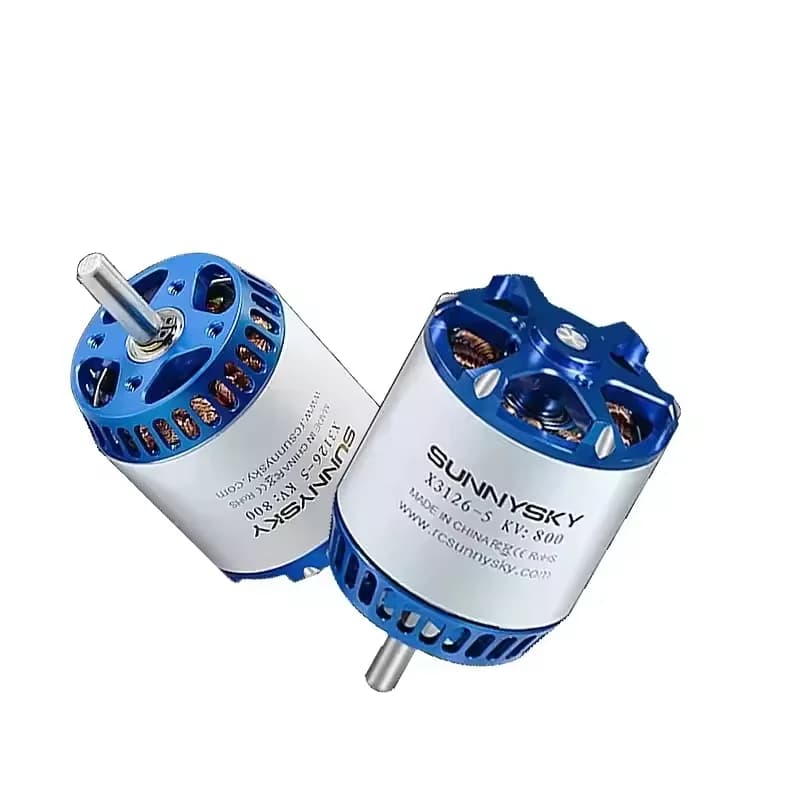 SunnySky X Series X3126 550KV/760/800KV Brushless Motors 3-6S No-load current 1.1A 1.6A 1.9A for RC Drones Fixed Wing Helicopter 3