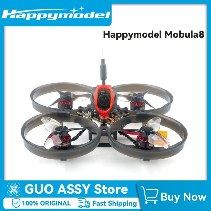 Happymodel Mobula8  1-2S 85mm Micro FPV Mobula 8 Quadcopter - 1