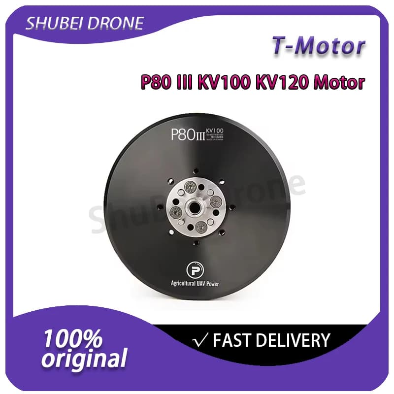 T-MOTOR P80 III MS Series Brushless Motor KV100 KV120 for Agricultural Spraying Drone Heavy Lift Multicopter Propulsion System