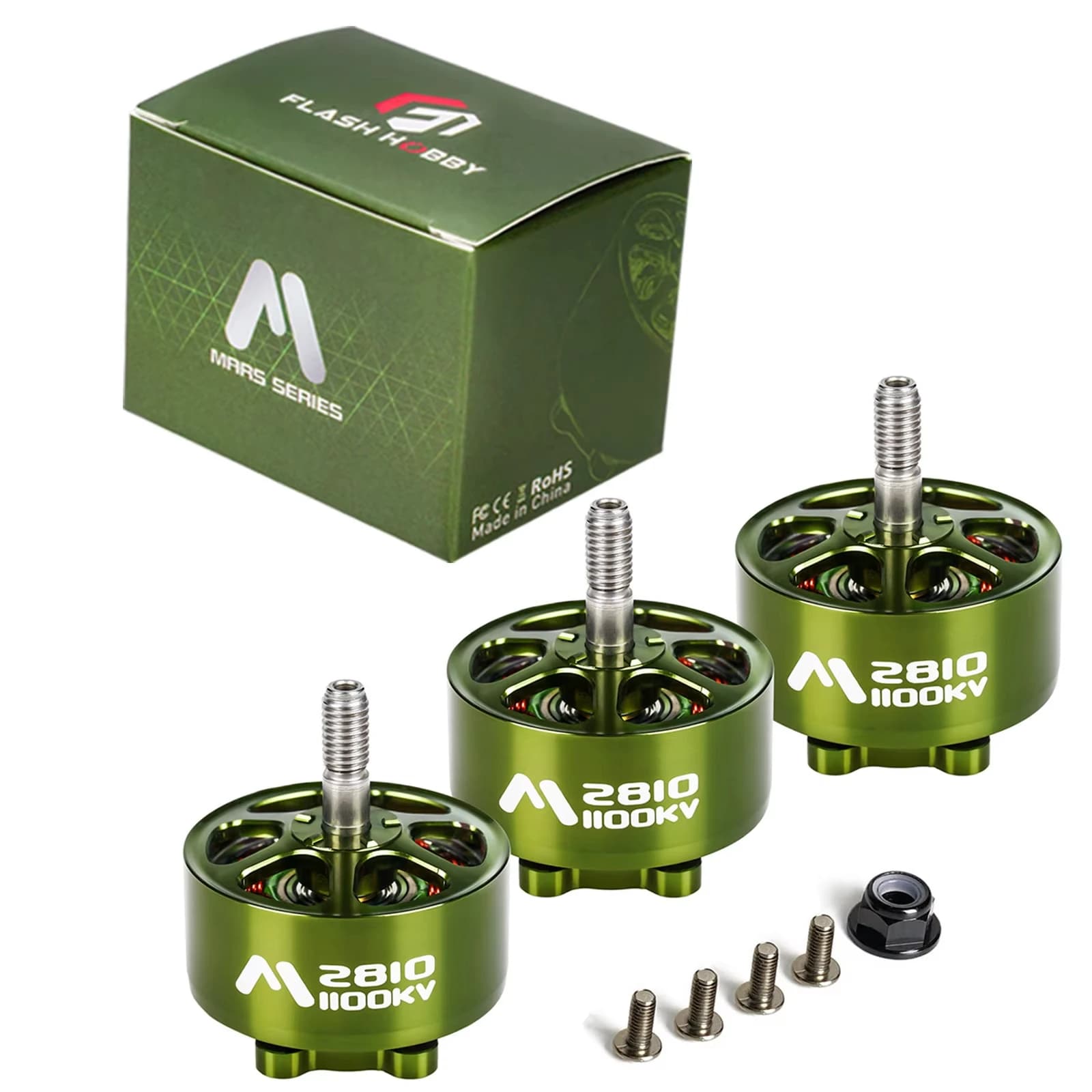 4pcs FLASHHOBBY Mars M2810 2810 1100KV Brushless Motor 3-6S LiPo for FPV Freestyle Long Range Drone DIY Parts $68.94$147.75 -53%1 soldNew shoppers save $78.81Delivery: May. 30 - Jun. 05See previewSimilar items