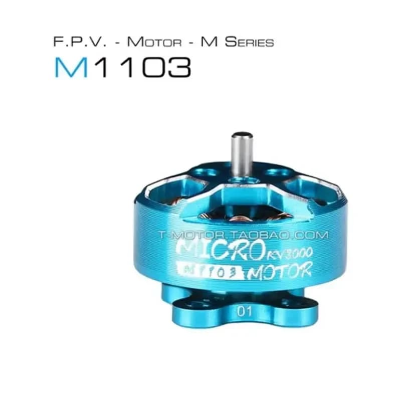 T-MOTOR T-HOBBY M1103 Micro Brushless DC Motor KV8000 KV11000 Suitable For 1.6-2.5 inch FPV Whoop 2-3 inch Toorhpick - 1