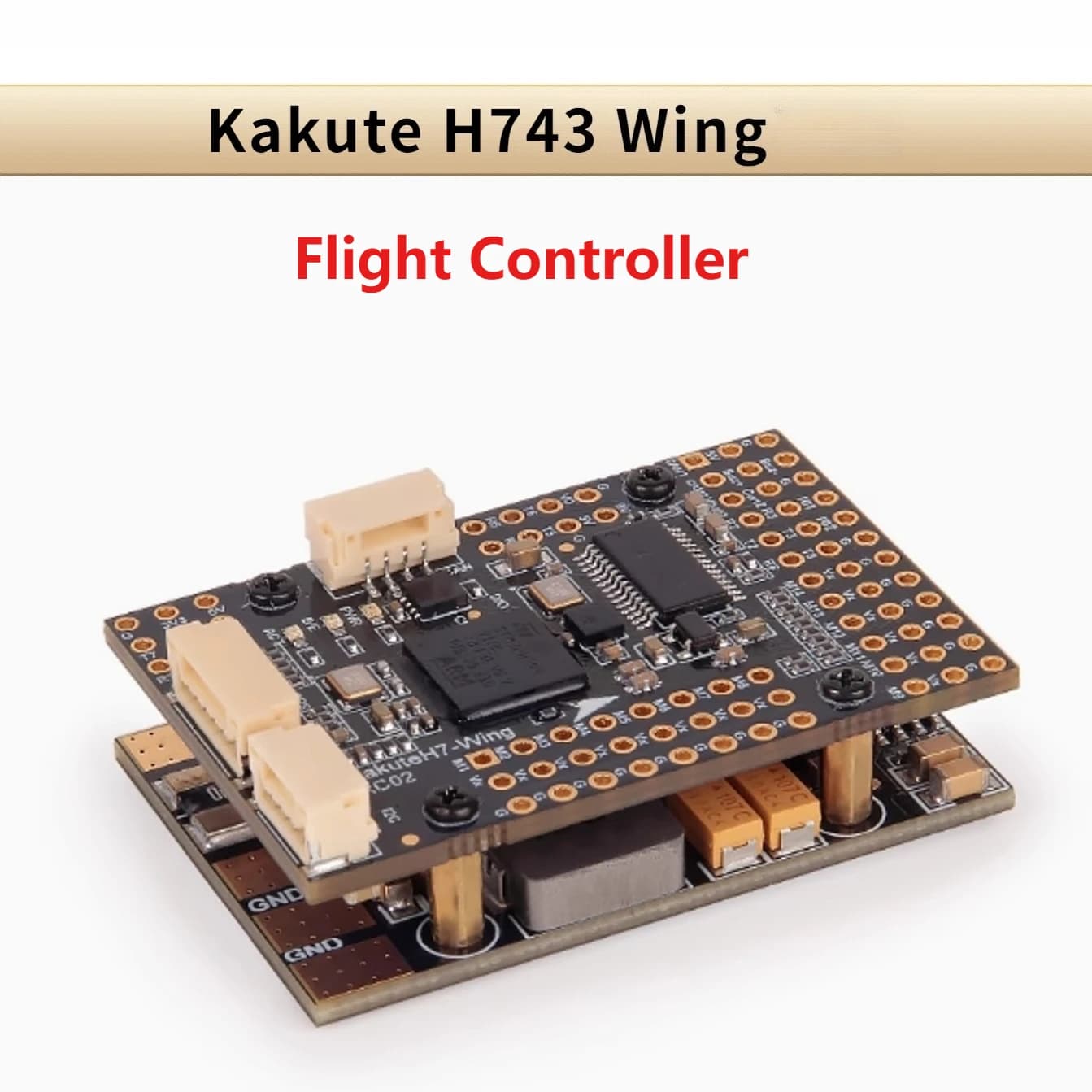 Holybro Kakute H743 Wing Flight Controller, FPV Racing Drone Multi-Rotor FPV GPS Flight Controller Kit, Return-to-Home - 1
