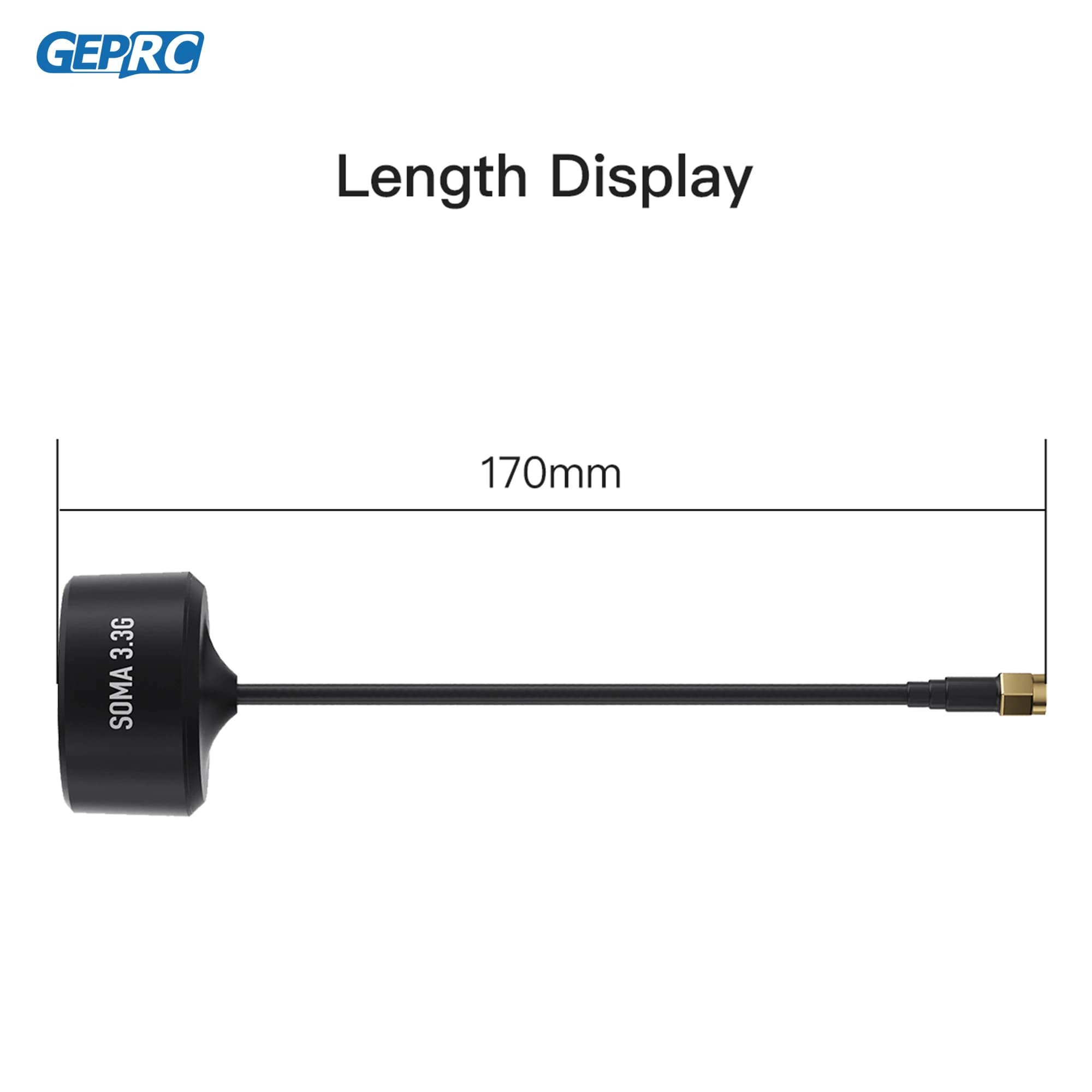 GEPRC MATEN 3.3G 3W VTX PRO Antenna Input Voltage for 40 Channels Long Range Flight DIY RC FPV Quadcopter Freestyle Drone Parts 6