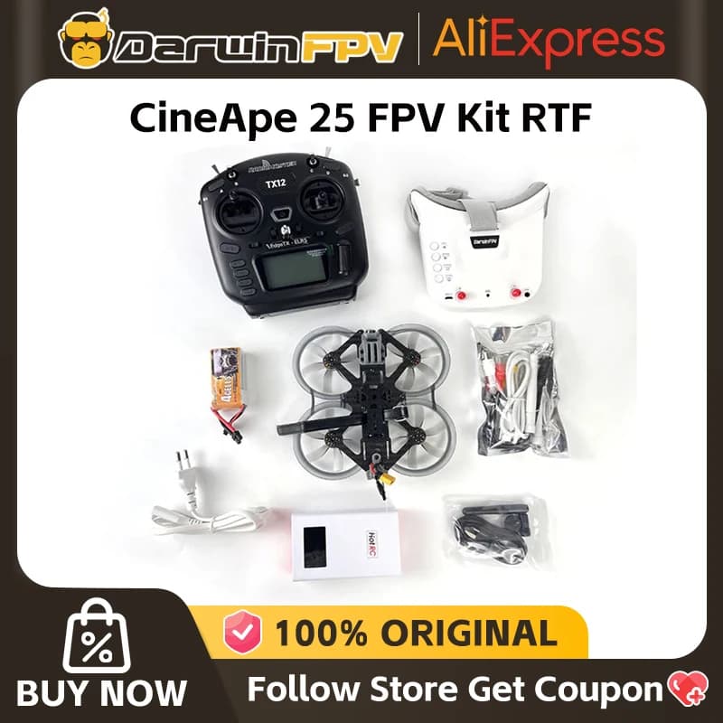 DarwinFPV CineApe 25 FPV Kit RTF - 1