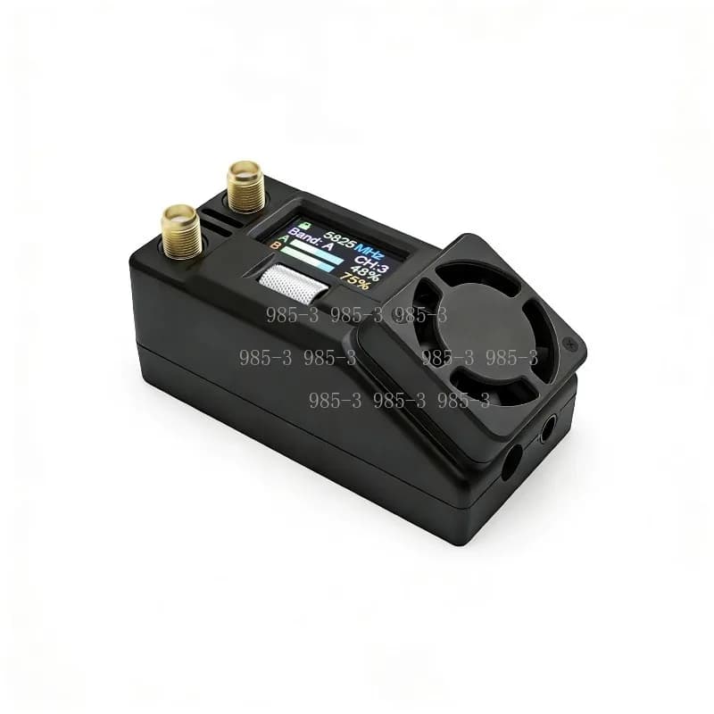 SKYZONE SteadyView X FPV Receiver, 4.9G-7.5G Multi-band Video RX with Screen, Compatible with FPV Goggles 4
