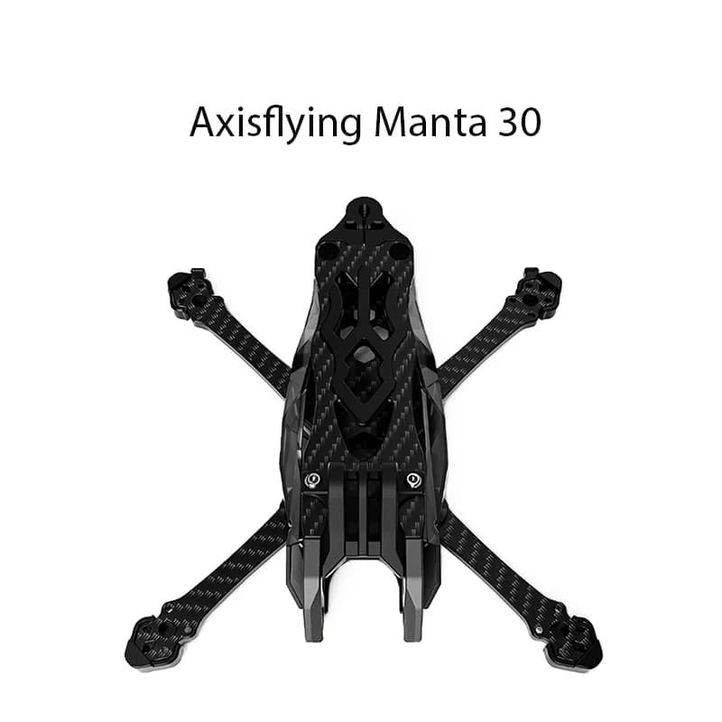 Axisflying Manta 30 6inch FPV Drone Frame Kit Carbon Fiber Lightweight for Freestyle Long Range RC Quadcopter 3