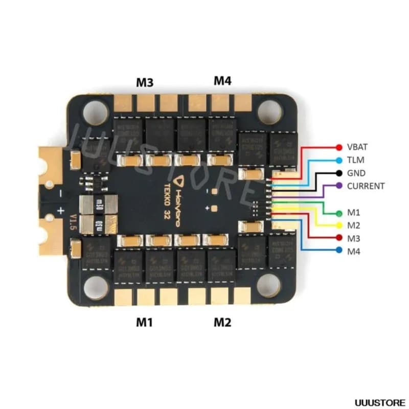 Holybro Tekko32 F4 MCU Metal 50A Blheli_32 3-6S 30.5X30.5mm 4 In 1 Brushless ESC for RC  FPV Racing Drone $65.42$130.83 -50%5 sold4 × $16.36 with no interestSee previewSimilar items 6