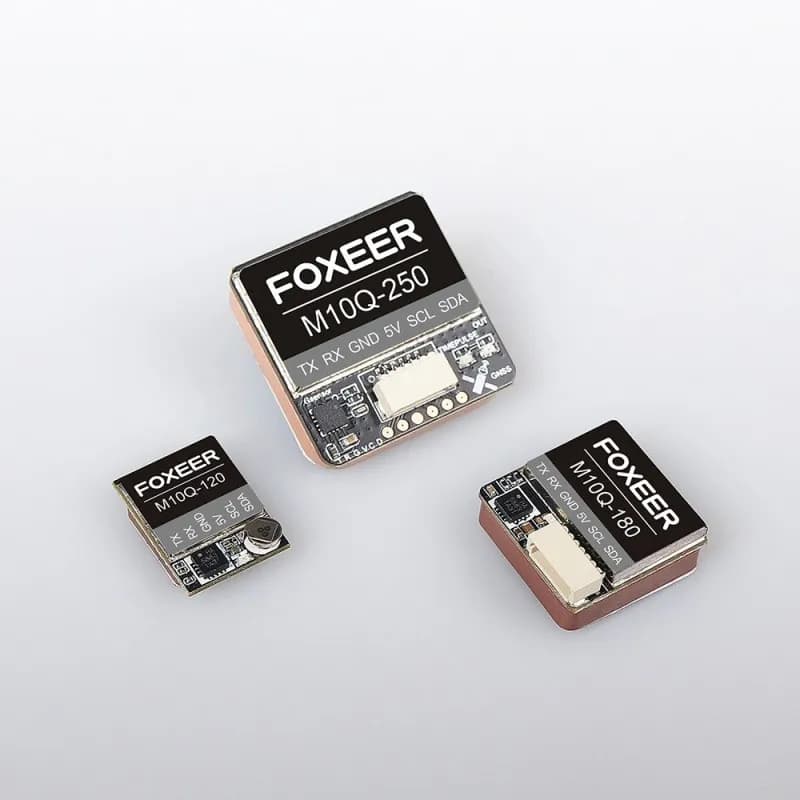 Foxeer M10Q-250 / M10Q-180 / M10Q-120 M10 Dual Protocol GPS Module Built-in QMC5883 Ceramic Antenna for FPV Long Range Drone
