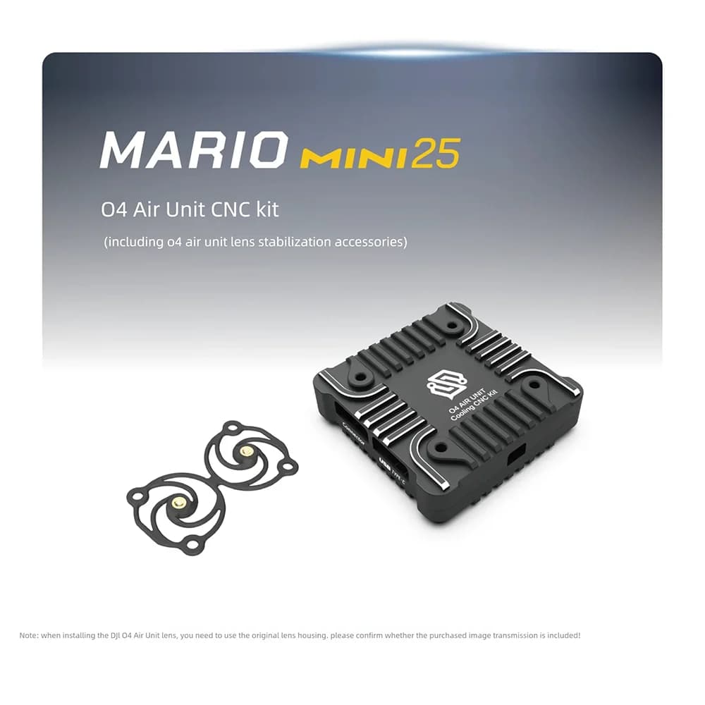 Original Speedybee Mario Mini25 O4 Air Unit CNC Set Frame Wing Protector RGB LED Light GPS ELRS 2.4G Antenna