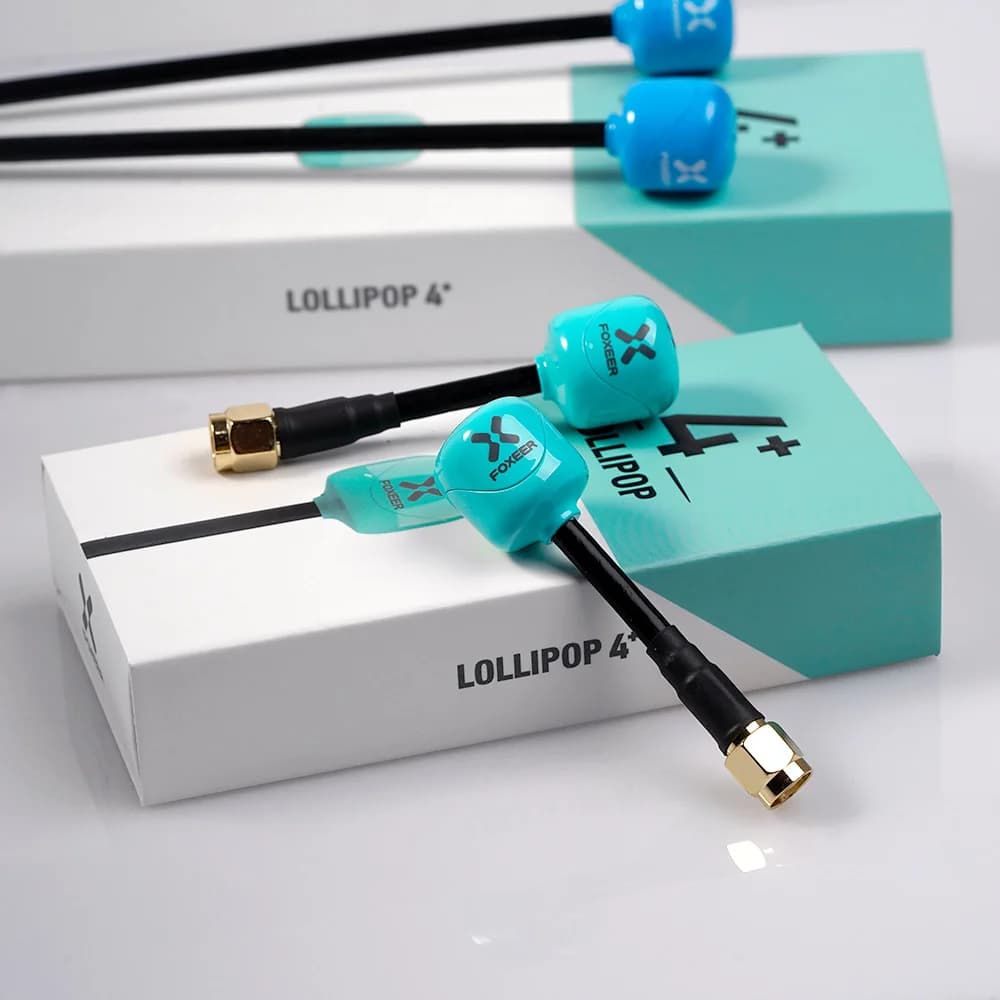 Foxeer Antenna Lollipop 4 Plus 4+ FPV Antenna 5.8G 2.6Dbi RHCP SMA RPSMA UFL MMCX FPV Omni LDS Antenna For FPV Racing Drone