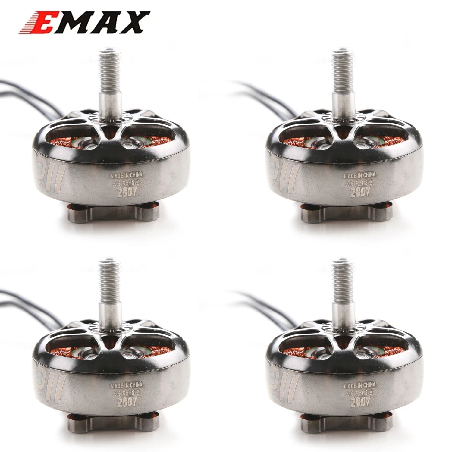 1Pcs/2Pcs/4Pcs 3-6S EMAX ECOII 2807 1300KV Brushless Motor for FPV Racing Long Range RC Drone DIY Part EMAX Eco ii Series