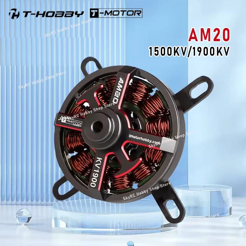 T-MOTOR T-HOBBY AM20 1500kv/1900kv 1-2s Brushless Motor for RC Rigid Wing Aircraft Drone - 1