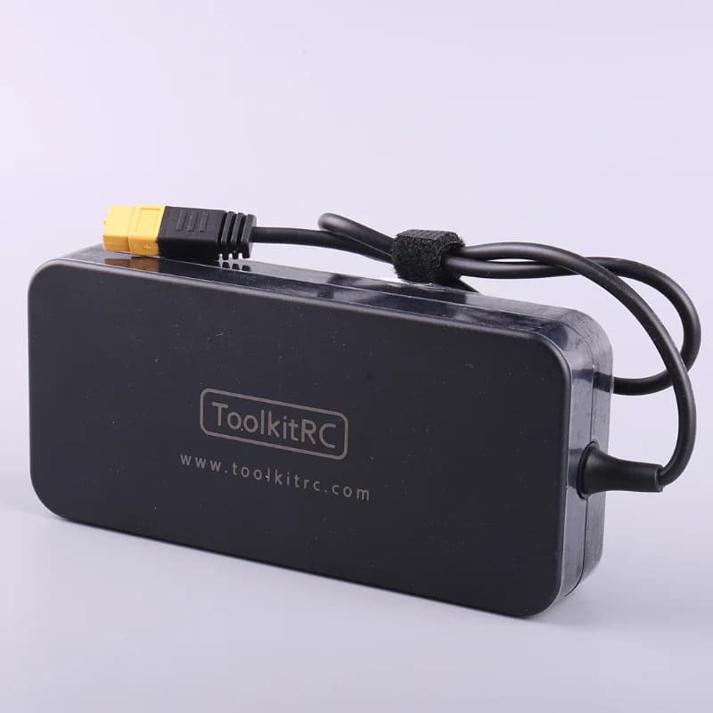 ToolkitRC ADP200 Power Supply Unit Adapter XT60 Output Rc FPV Car Lipo LiHV NiMh Battery Balance Charger For M6D M8P M8D 3
