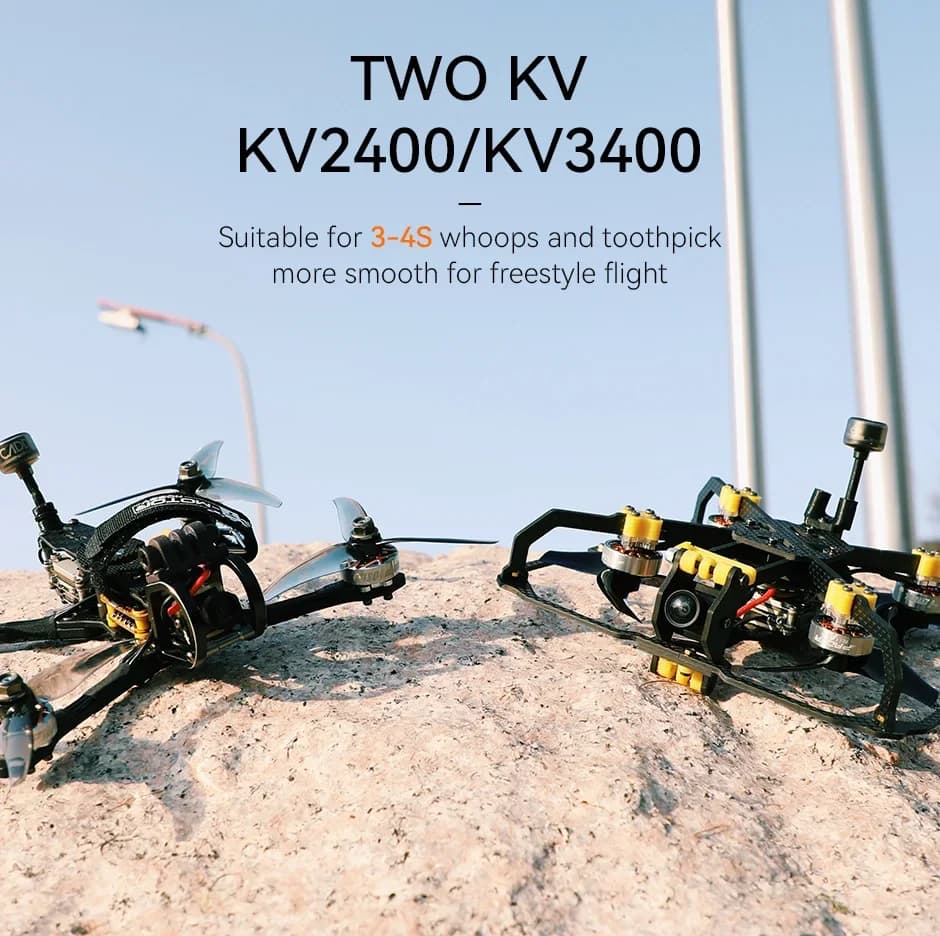 T-MOTOR T-Hobby Drones DIY Parts P1804 4-6S KV2400/KV3400 Brushless Motor For Fpv Drone Motor Drone FPV Freestyle Version 5