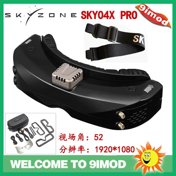SKYZONE SKY04X V2/PRO video glasses head tracking OLED resolution 1920X1080 - 1