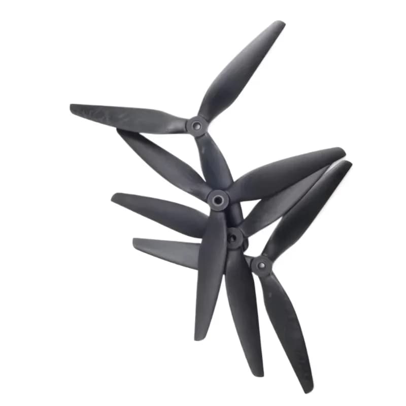 HQProp 10x5x3 1050 Black 10 Inch 3 Blade Carbon Reinforced Nylon Propeller Blades For RC FPV Unmanned Aerial Vehicles - 1