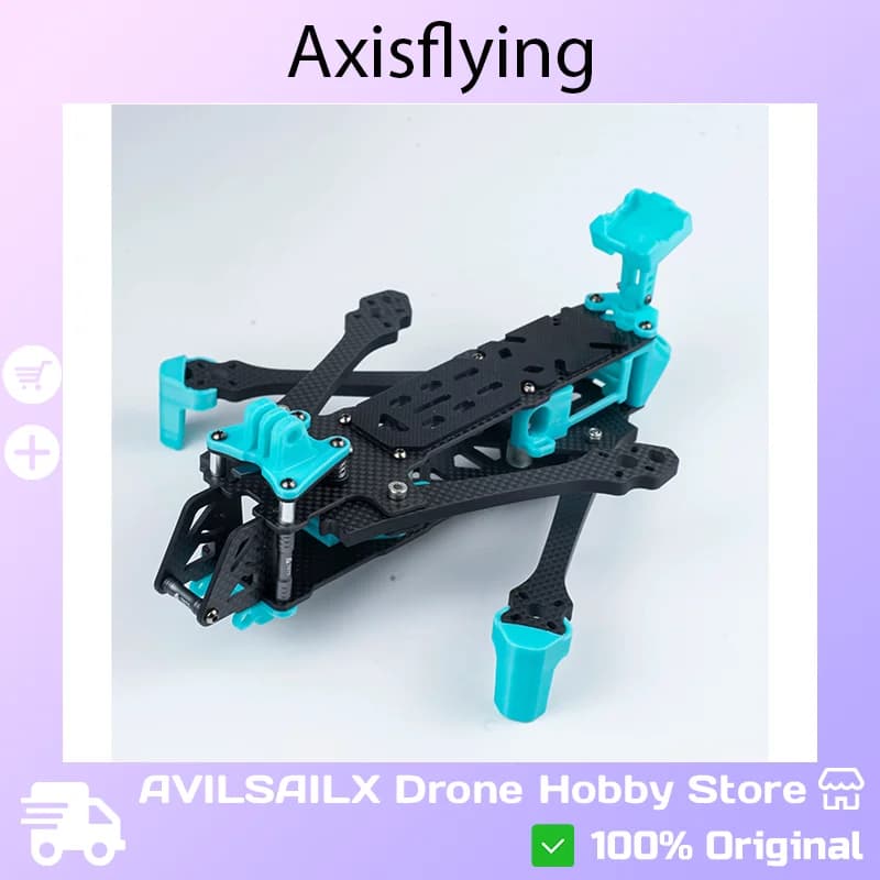 Axisflying KOLAS7 7" Foldable Long Range FPV Drone Frame Kit 298mm Wheelbase - 1