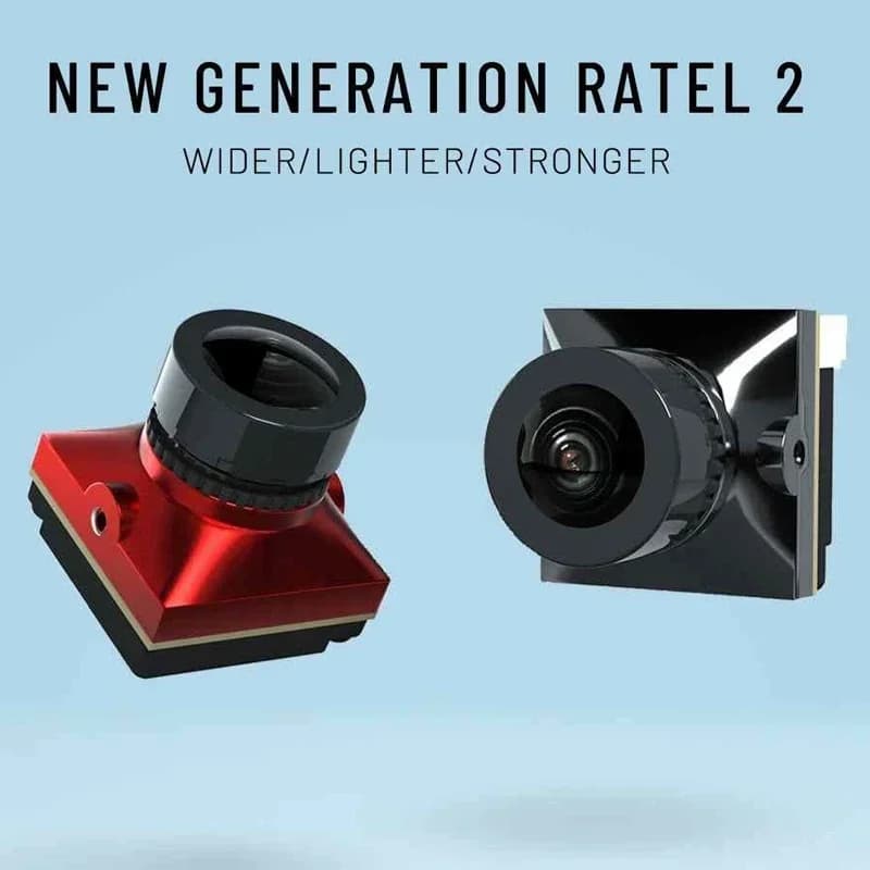 Caddx Ratel 2 V2 FPV Camera Ratel2 2.1mm Lens 16:9/4:3 NTSC/PAL Switchable With Replacement Lens Micro FPV Camera Drone - 1