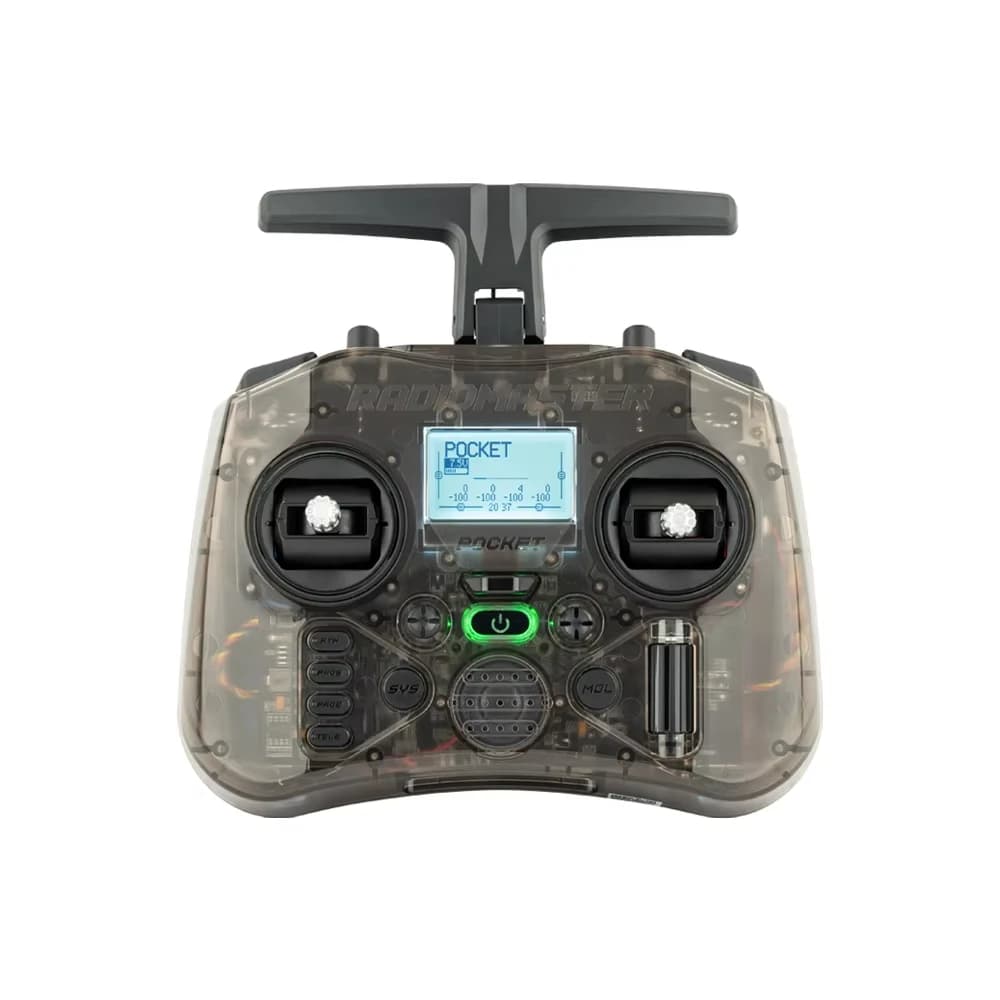 Radiomaster Pocket EdgeTX 2.4G Radio Controller FCC LBT (Mode2 Left-handed Throttle ) CC2500 / ELRS Hall Gimbal Transmitter