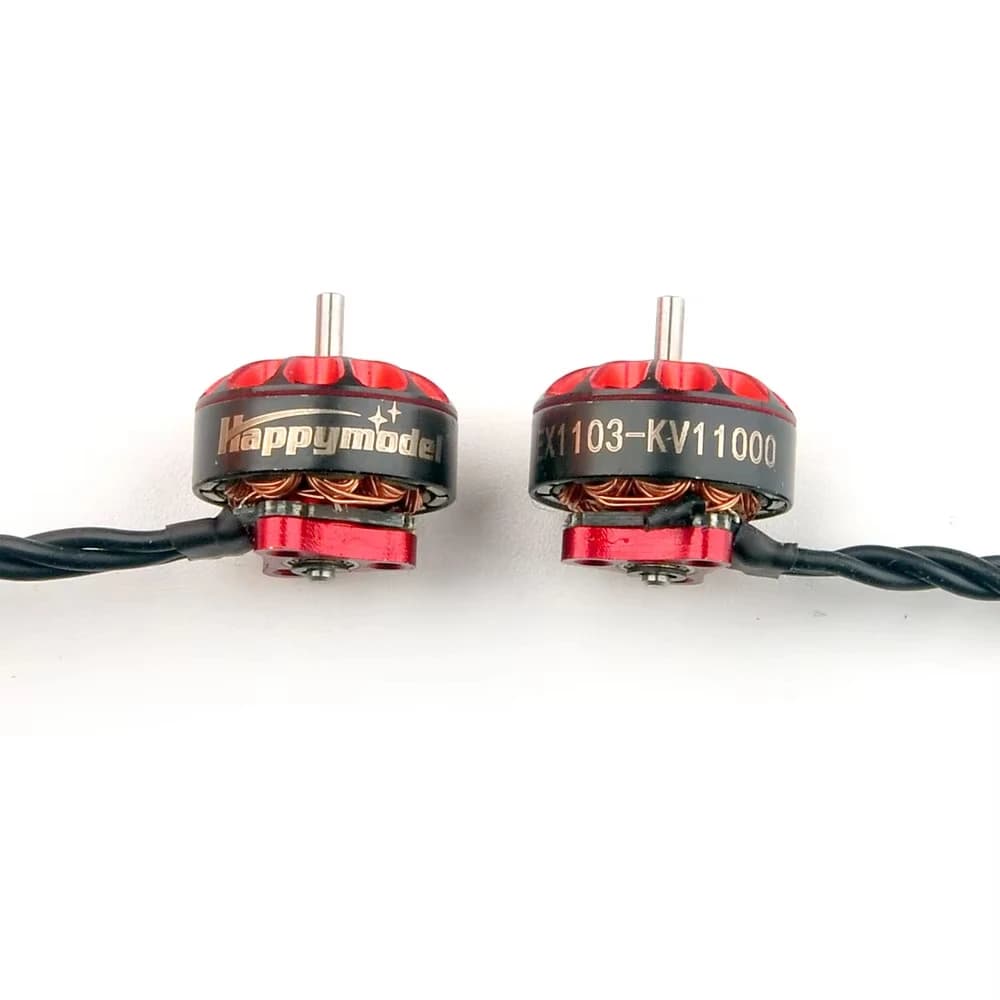 HappyModel EX1103 KV11000 1103 Brushless Motor 1-2S 1/4 Pieces Micro FPV Racing Motor Fit 90mm Bassline 2S RC Drone Accessories 3