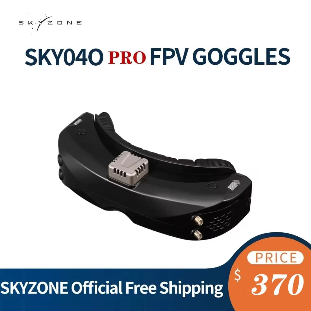 SKYZONE FPV Goggles SKY04O PRO Steadyview Receiver OLED 5.8Ghz 48CH DVR HD Racing Headset Head Tracker for RC plane Model Drone - 1