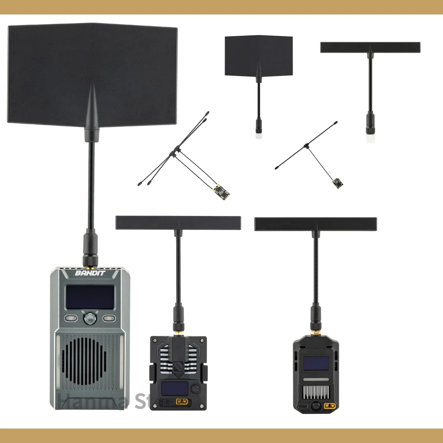 Radiomaster Bandit 915mHZ ExpressLRS /Micro/Nano ExpressLRS RF Module BR1/BR3Receiver Bandit 915 MHz Moxon/T Atenna SMA - 1