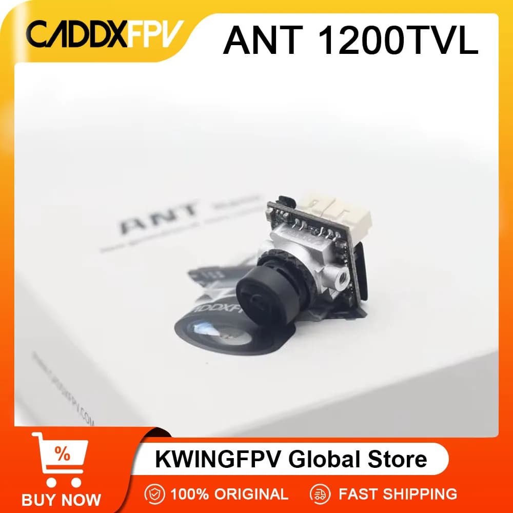 CADDX ANT Nano 1200TVL Global WDR OSD 1.8mm Ultra Light Camera 16:9 4:3 for FPV Tinywhoop Cinewhoop Toothpick Mobula6 - 1