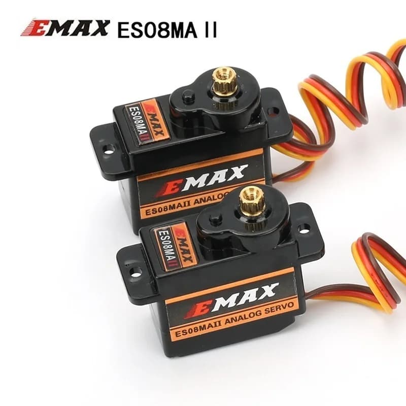 Original EMAX ES08MAII 12G Metal Gear Micro Servo For Cars, Ships, Helicopters And Airplanes - 1