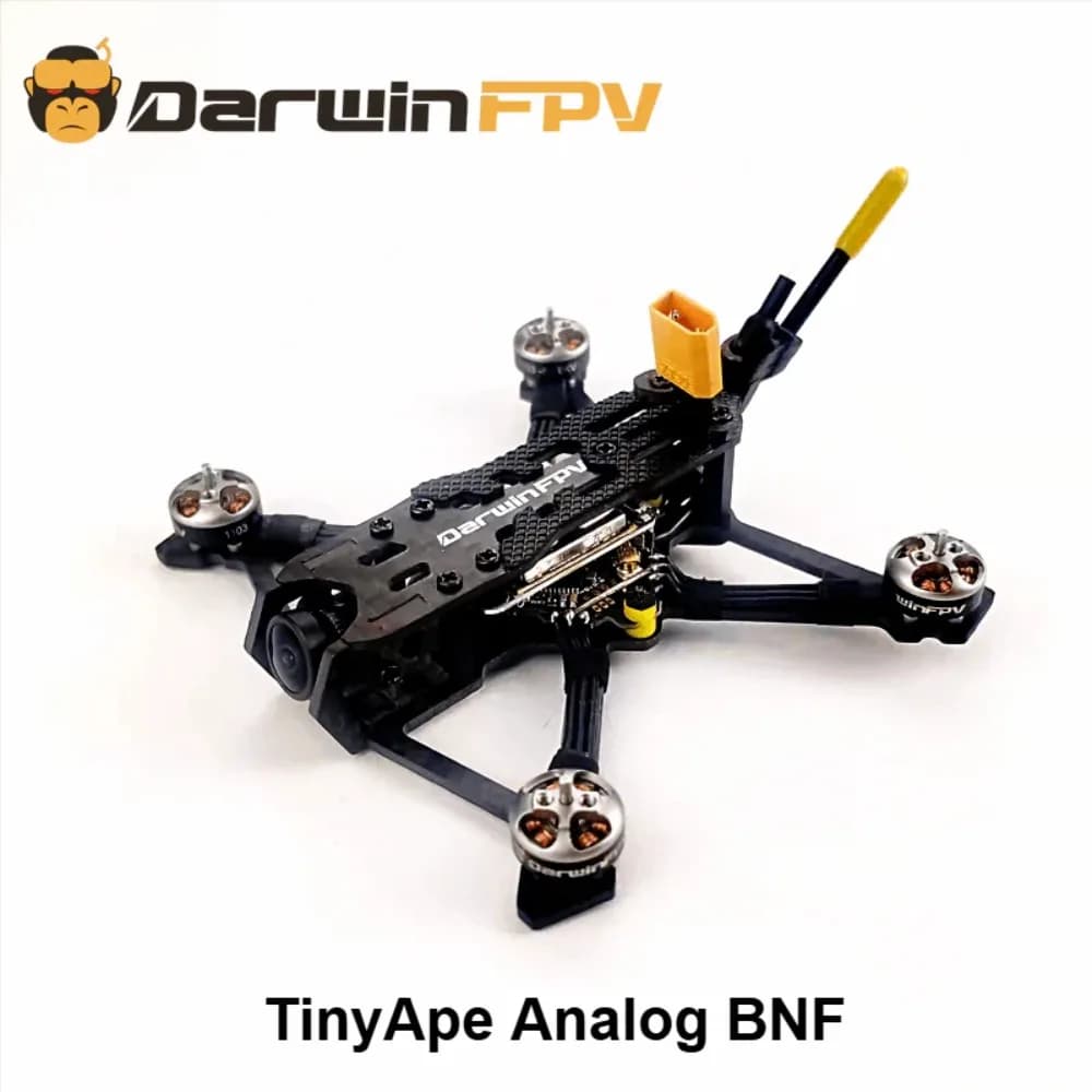 DarwinFPV TinyApe Freestyle FPV Drone TinyApe Analog BNF/ Happymodel Mobula6 65mm 1S ELRS 2.4G CineWhoop Drone - 1