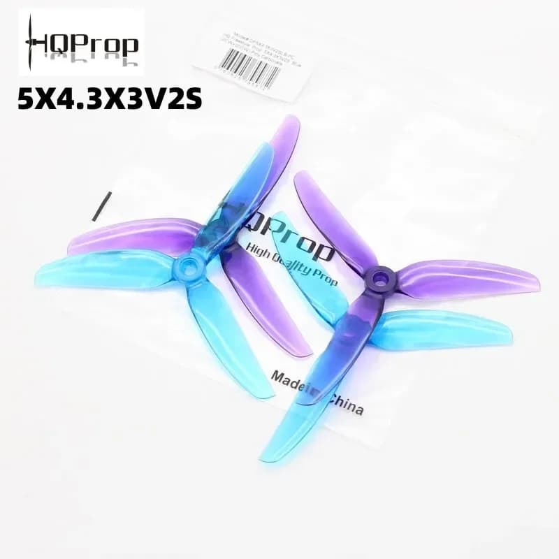 HQPROP 5X4.3X3V2S 5043 5X4.3X3 3-Blade PC Propeller for RC FPV Racing Freestyle 5inch Drones Replacement DIY Parts $4.05$4.55 -10%4 soldNew shoppers save $0.5Extra 2% off with coinsSee previewSimilar items