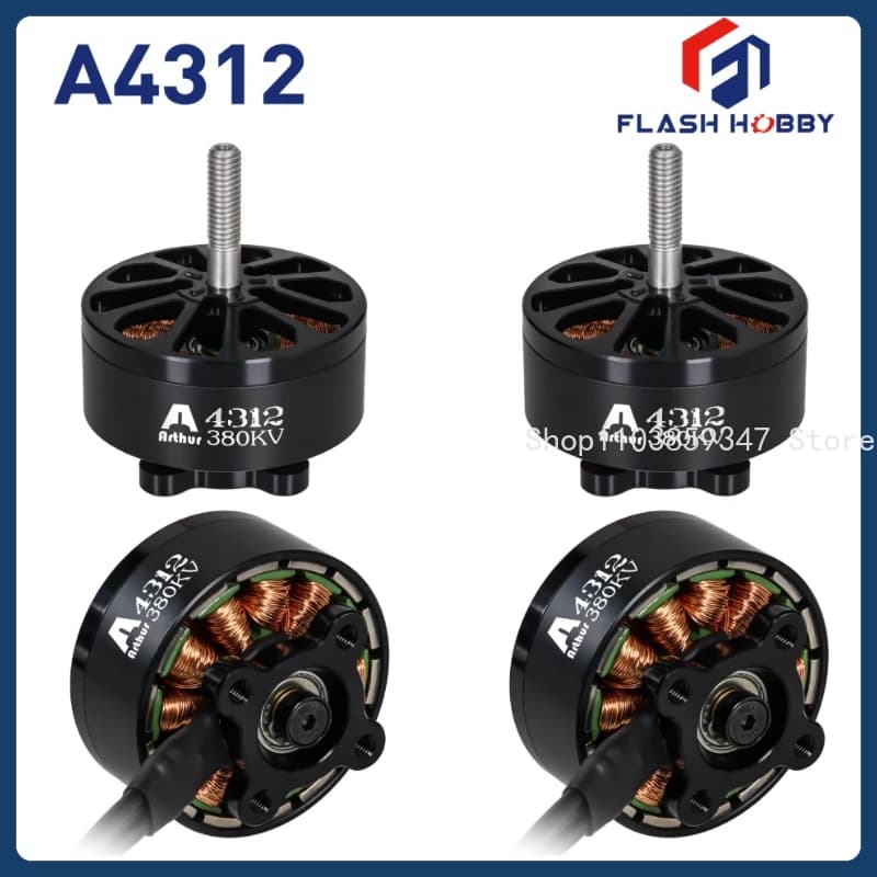 FLASHHOBBY Arthur A4312/A4314/A4315 Racing Motor 380KV 700KV Brushless Motor A4320 High Power FPV For RC Drone - 1