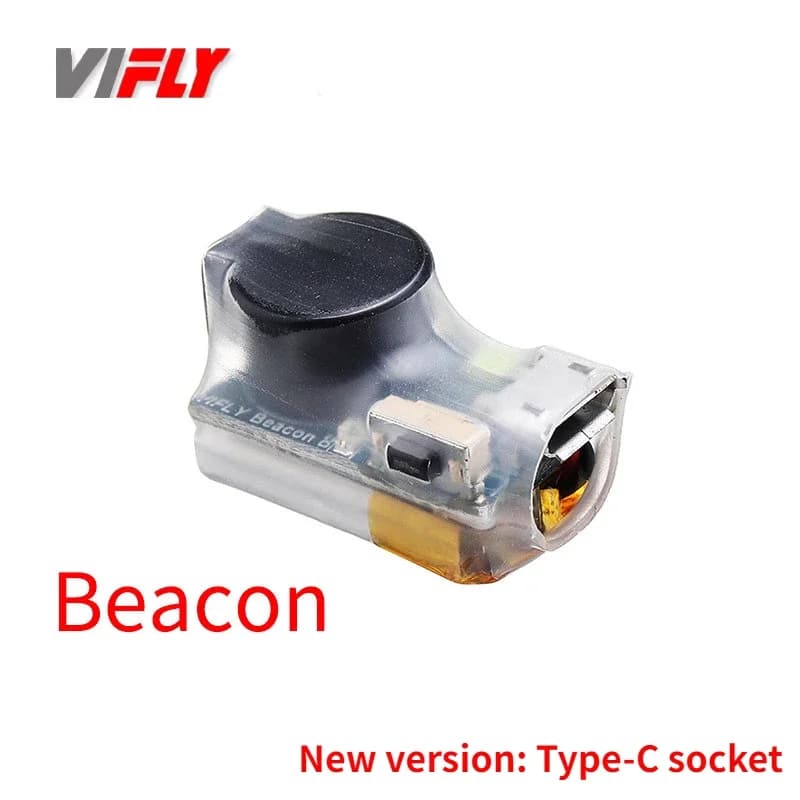 VIFLY Beacon Wireless Drone Buzzer Self-Powered Gyro LED 105DB for DJI Quads Any Drones - 1