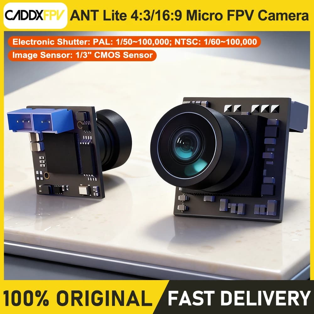 CADDX ANT Lite 4:3 FPVCycle Edition 1200TVL FOV165 Global WDR PAL/NTSC Switchable Micro FPV Camera for FPV Racing Tinywhoop - 1