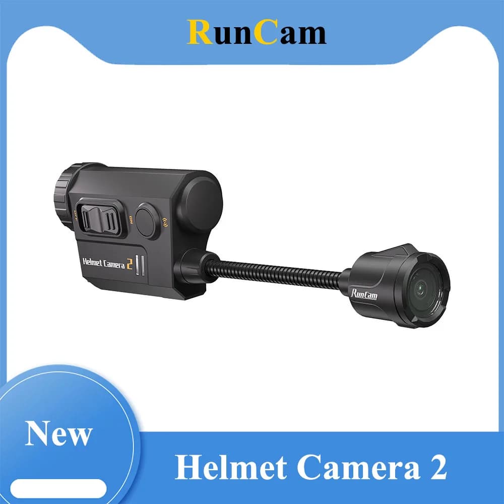 RunCam Helmet Camera 2 IP67 1920*1080 60fps Angle Face Mask Recorder Airsoft Recording Video Action Camera Sports Camera - 1