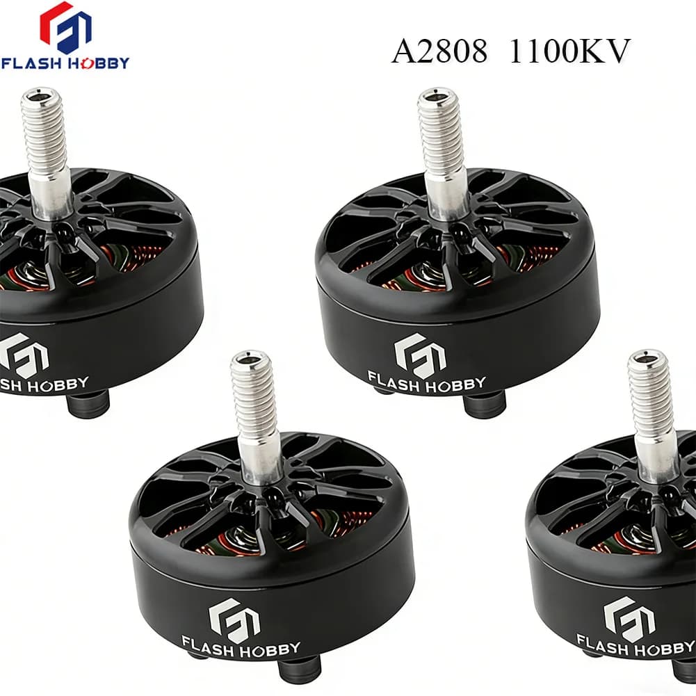 4pcs FLASHHOBBY A2808 1100KV Brushless Motor for FPV Freestyle 7inch Long Range LR7 Drone Model - 1