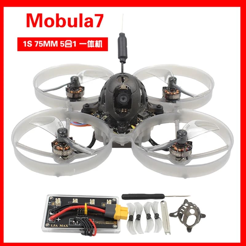 Happymodel Mobula 7 Mobula7 1S/HD 75mm Micro FPV Whoop Quadcopter Drone Open VTX 2.4G ELRS Receiver Runcam Nano3 Brushless Motor $154.52$310.05 -50%514 soldNew shoppers save $155.53Lowest price in 90 daysSee previewSimilar items - 1